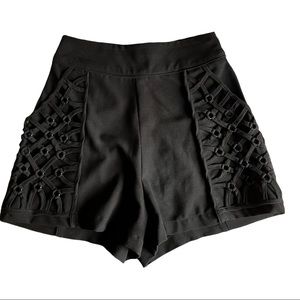 High Waisted Black Shorts